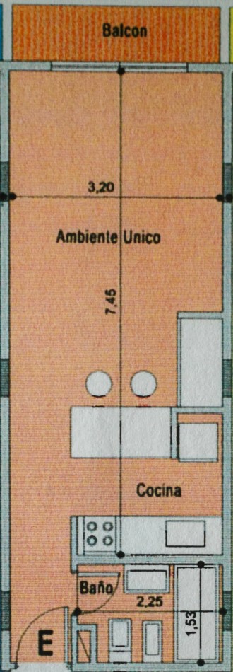 Monoambiente en venta calle 60 entre 2 y 3